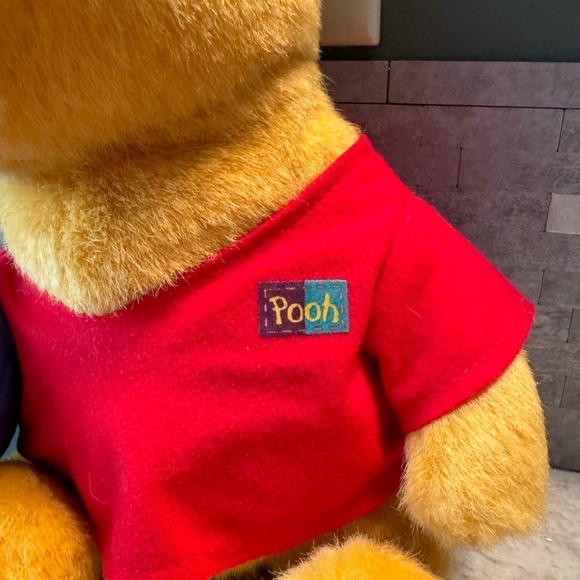 Vintage 1994 Mattel Walt Disney Winnie the Pooh w/ Honey Pot - Picture 6 of 8